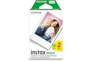 FUJIFILM Instax Mini Instant Film Twin Pack (White), 20 Photos